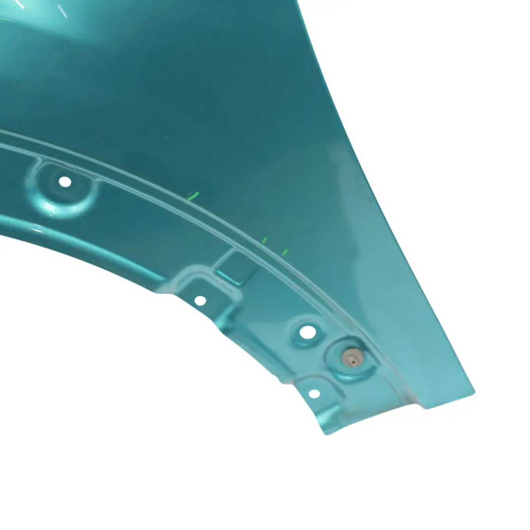 Mini F55 F56 Side Panel Front Right Wing O/S Caribbean Aqua Metallic - C2E - SKU 7374521-CARR - Part number 7374521