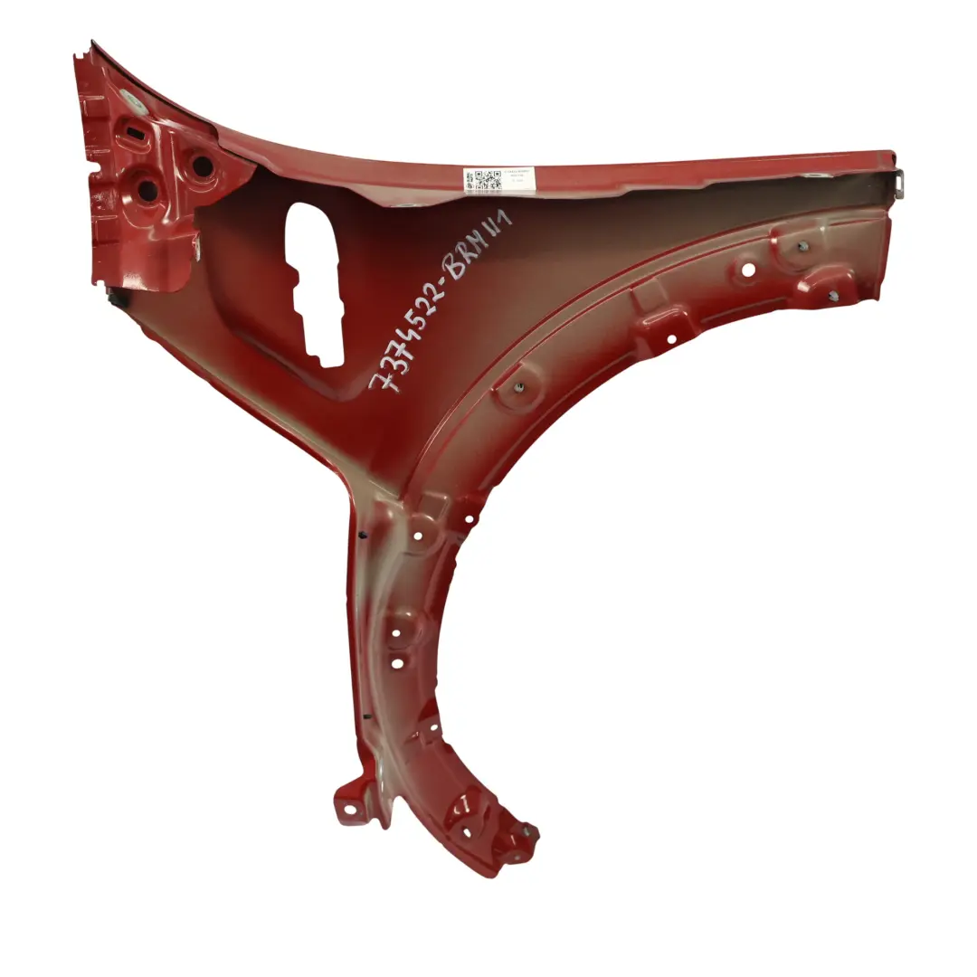 Mini Cooper F55 F56 Błotnik Przedni Prawy Blazing Red II Metallic B83 - SKU 7374522-BRMII1 - Numer Części 7374522