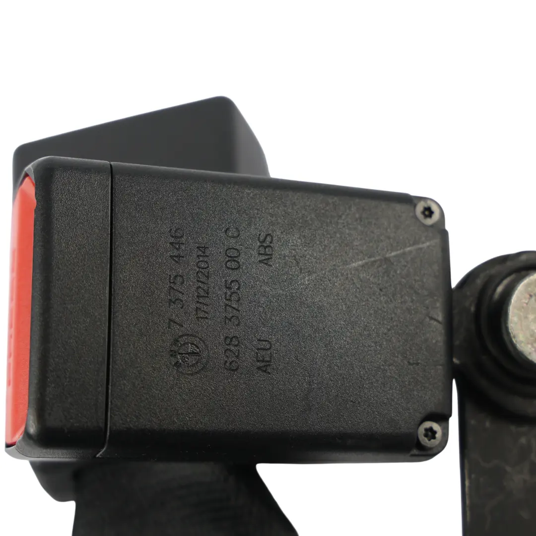 BMW F30 LCI F36 Cintura Sicurezza Posteriore Centrale Destra - SKU 7375446 - Numero di parte 7375446