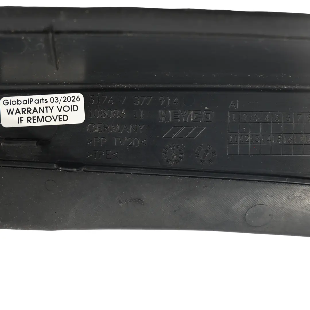 Panneau Support Étanchéité Aile Avant Droit pour BMW F34 GT à propos du numéro de pièce 7377914 BMW F34 GT Panneau Support Étanchéité Aile Avant Droit - SKU 7377914 - Numéro de pièce 7377914