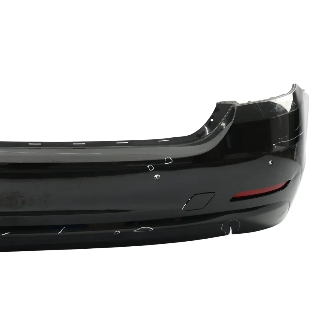 BMW F36 Rear Bumper M Sport Trim Panel PDC Schwarz 2 Black - 668 - SKU 7377998-SCH - Part number 7377998