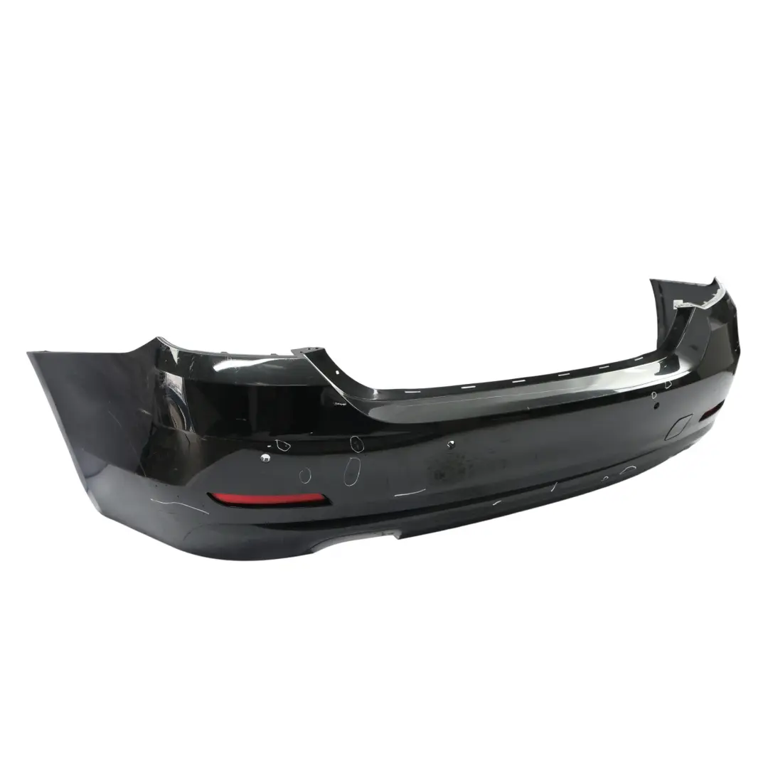 Bumper M Sport Trim Panel PDC Schwarz 2 Black - 668 to BMW F36 Rear with Part number 7377998 BMW F36 Rear Bumper M Sport Trim Panel PDC Schwarz 2 Black - 668 - SKU 7377998-SCH - Part number 7377998
