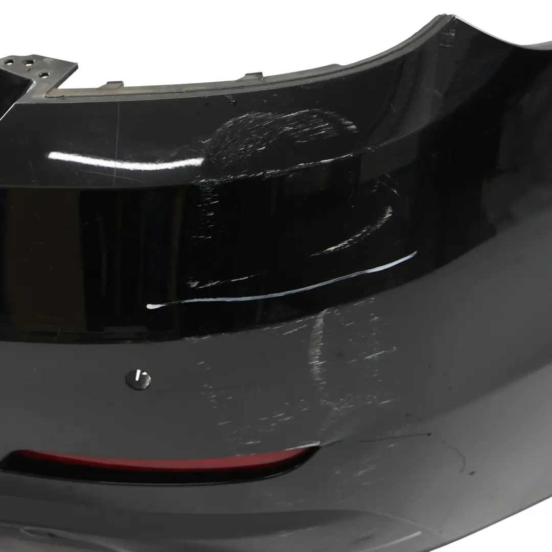 Bumper M Sport Trim Panel PDC Schwarz 2 Black - 668 to BMW F36 Rear with Part number 7377998 BMW F36 Rear Bumper M Sport Trim Panel PDC Schwarz 2 Black - 668 - SKU 7377998-SCH - Part number 7377998