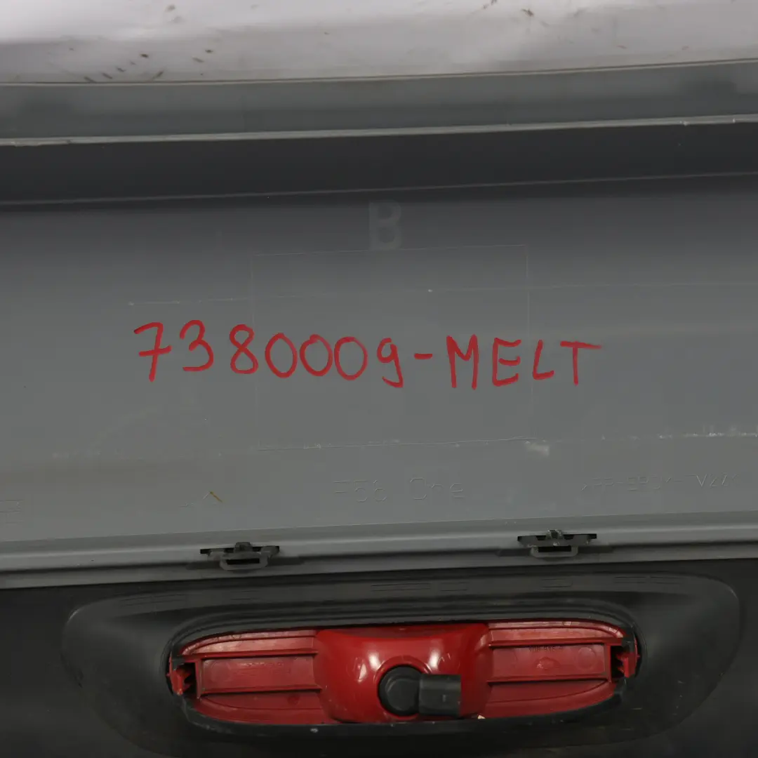 Mini F56 F57 Rear Bumper Trim Panel Cover Melting Silver Metallic - C2K - SKU 7380009-MELT - Part number 7380009