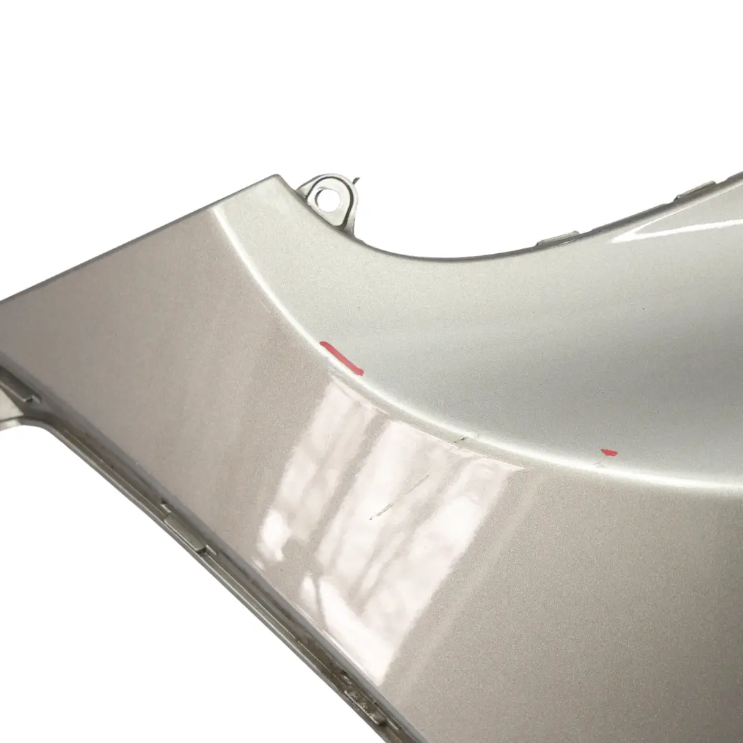 Bumper Trim Panel Cover Melting Silver Metallic - C2K to Mini F56 F57 Rear with Part number 7380009 Mini F56 F57 Rear Bumper Trim Panel Cover Melting Silver Metallic - C2K - SKU 7380009-MELT - Part number 7380009