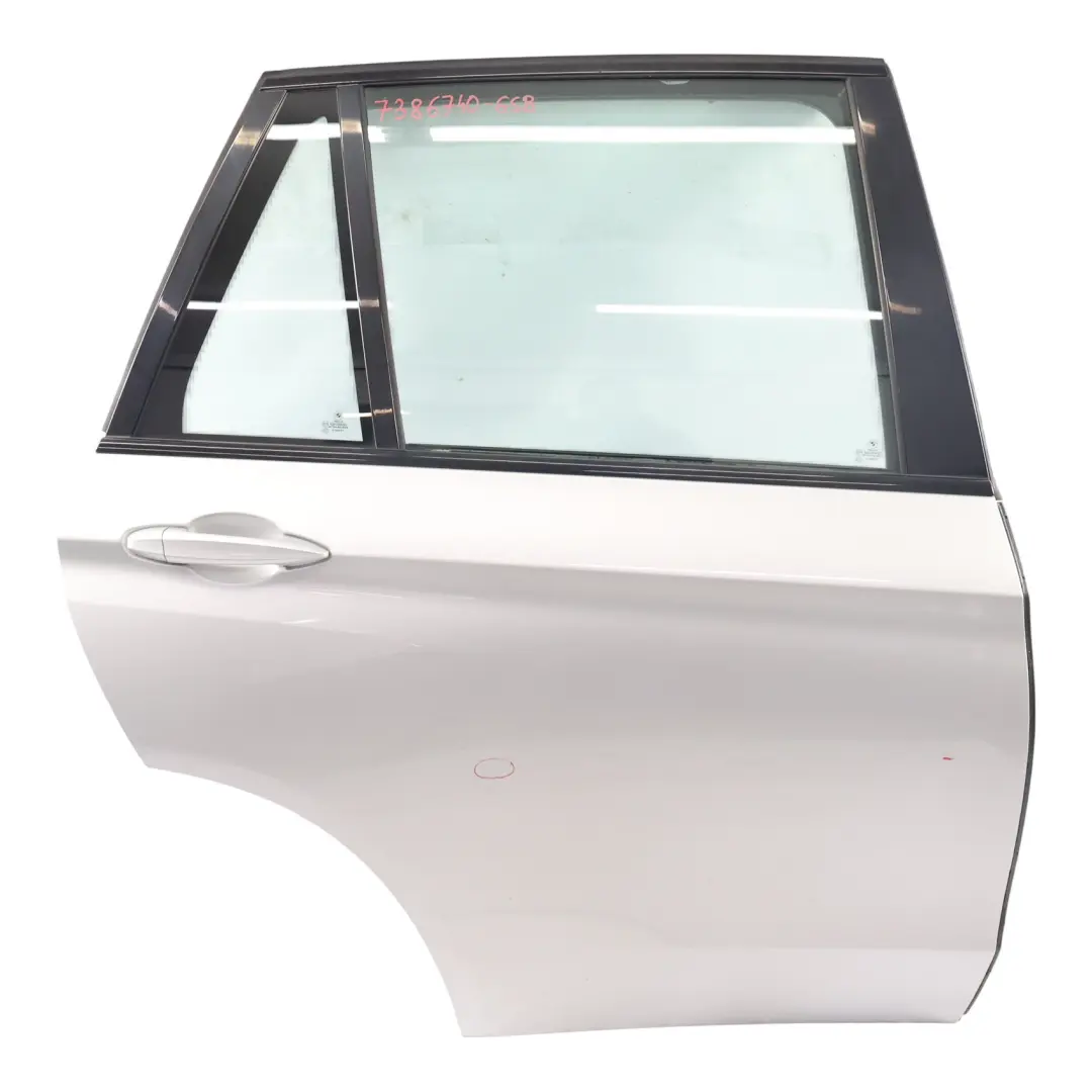 Door Rear Right O/S Glacier Silber Silver Metallic - A83 to BMW X5 F15 with Part number 7386740 BMW X5 F15 Door Rear Right O/S Glacier Silber Silver Metallic - A83 - SKU 7386740-GSB - Part number 7386740