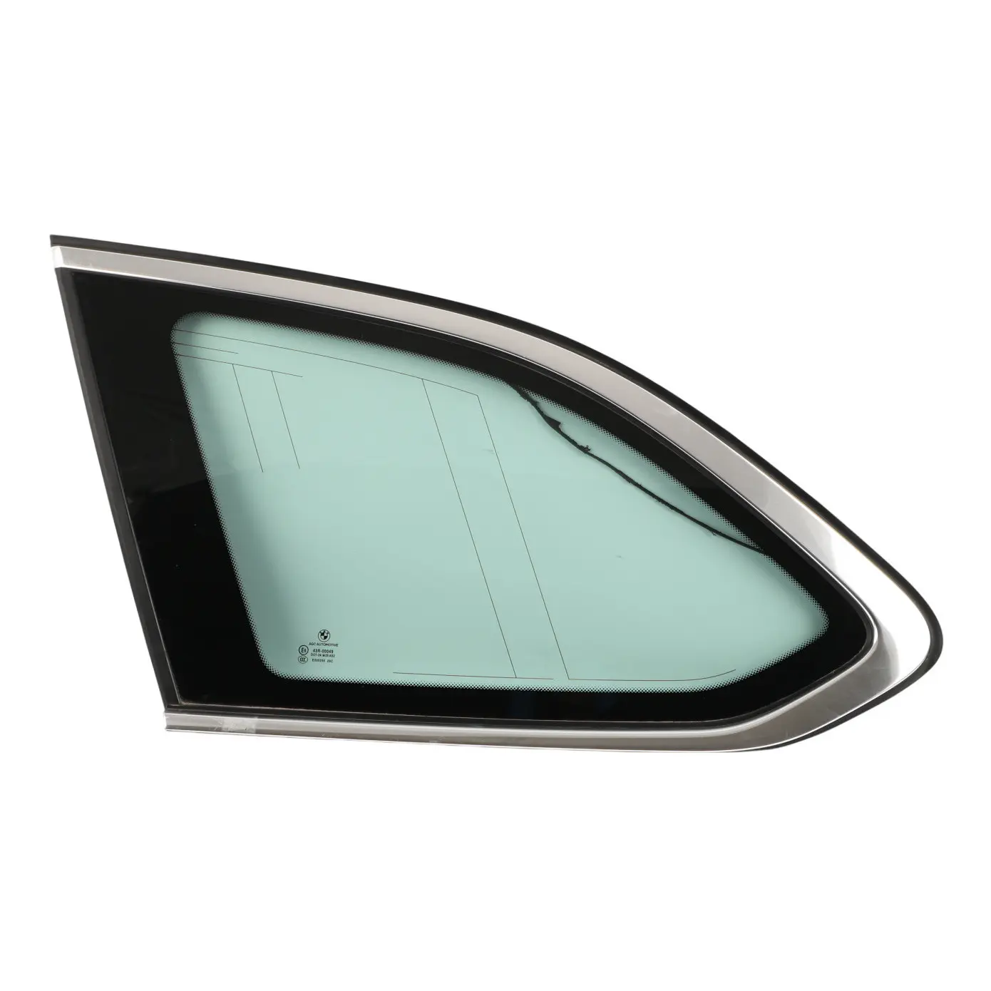 BMW G31 Touring Side Window Glass Fixed Quarter ESG AS2 Rear Left N/S 7387463