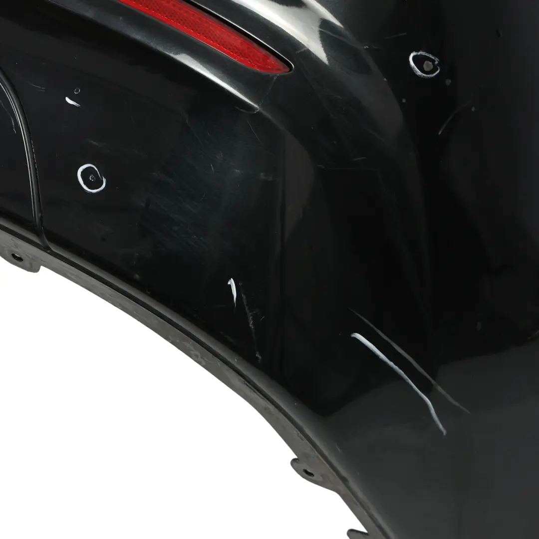 BMW F22 F23 Rear Bumper Sport Line Trim Panel Black Sapphire Metallic - 475 - SKU 7390348-BS - Part number 7390348