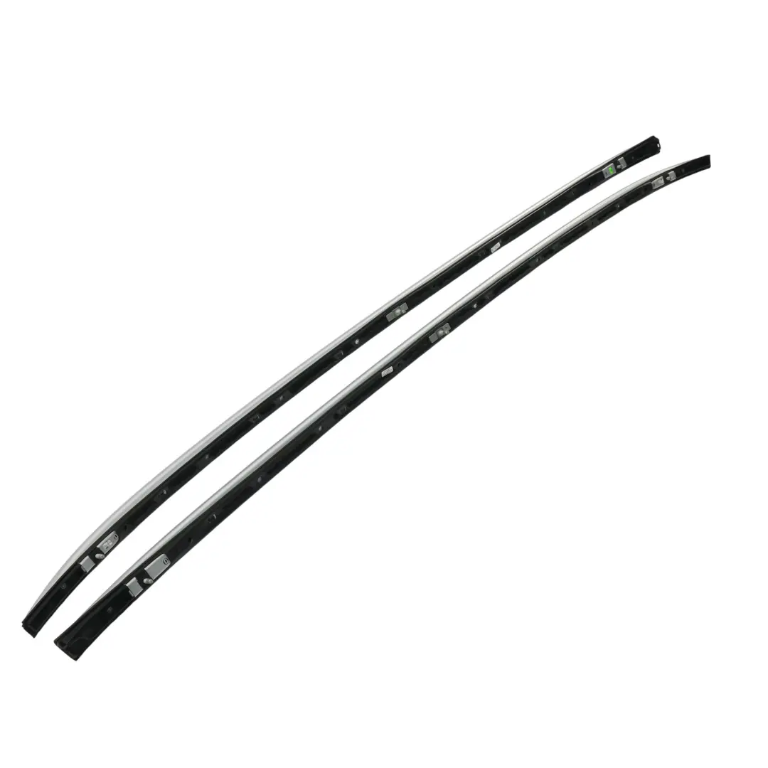 Left Right N/O/S Roof Railing Rack Moulding Trim Silver Set to BMW G31 Touring with Part number 7391711 BMW G31 Touring Left Right N/O/S Roof Railing Rack Moulding Trim Silver Set - SKU 7391711-SET - Part number 7391711