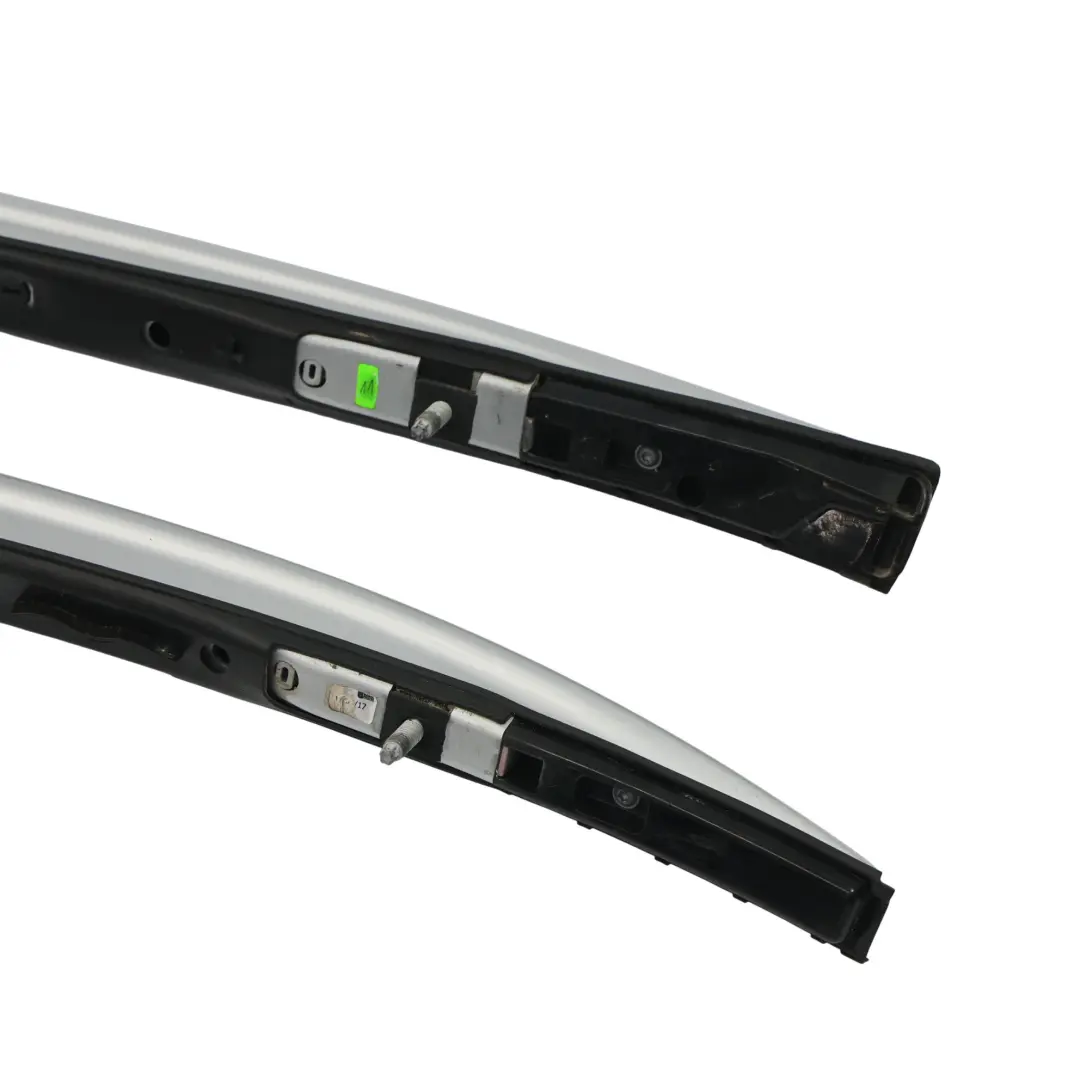 BMW G31 Touring Left Right N/O/S Roof Railing Rack Moulding Trim Silver Set - SKU 7391711-SET - Part number 7391711