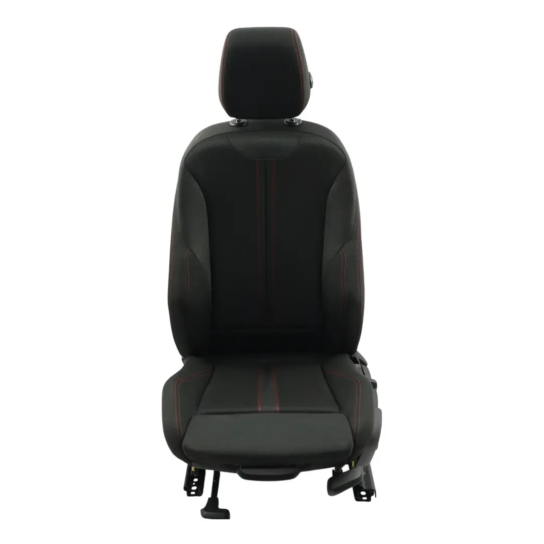 Fotel Sport Lewy Przód Materiał Tkanina Atracyt do BMW F30 LCI o numerze 7392459 BMW F30 LCI Fotel Sport Lewy Przód Materiał Tkanina Atracyt - SKU 7392459-3 - Numer Części 7392459
