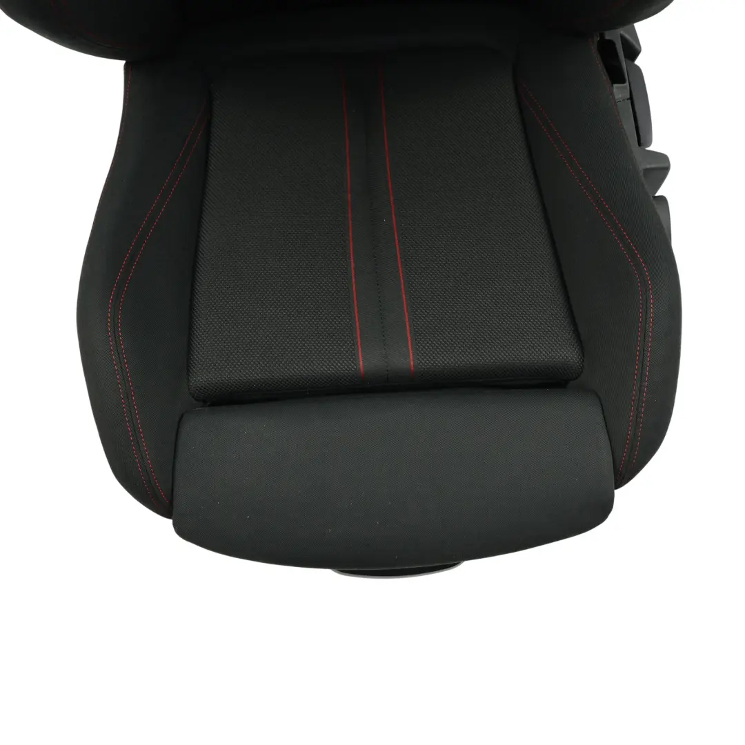 Asiento Delantero Sport Izquierdo Tela Antracita Rojo para BMW F30 LCI con número de pieza 7392459 BMW F30 LCI Asiento Delantero Sport Izquierdo Tela Antracita Rojo - SKU 7392459-3 - Número de pieza 7392459