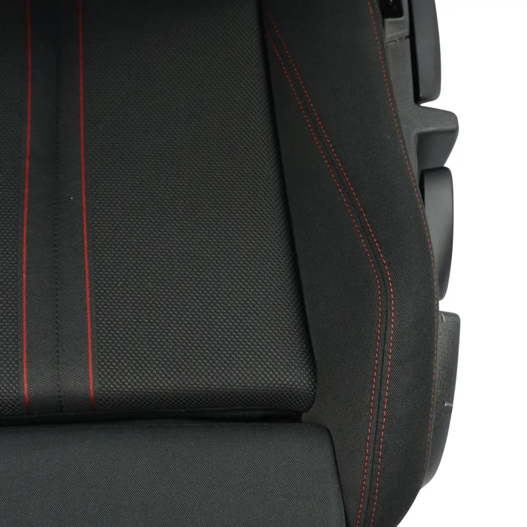 BMW F30 LCI Front Seat Sport Left N/S Fabric Cloth Anthracite Red - SKU 7392459-3 - Part number 7392459