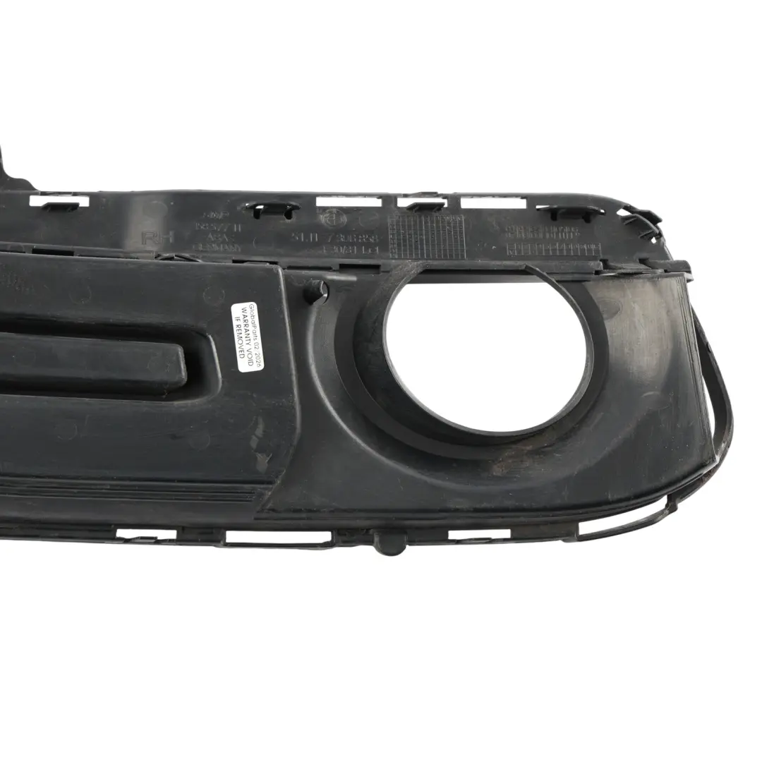 Front Bumper Fog Light Grille Cover Front Right O/S to BMW F30 F31 LCI with Part number 7396858 BMW F30 F31 LCI Front Bumper Fog Light Grille Cover Front Right O/S - SKU 7396858 - Part number 7396858