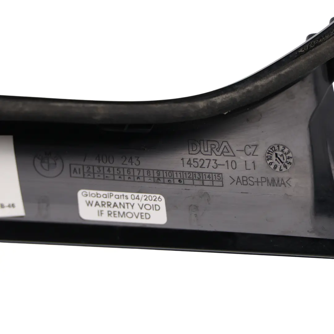 Window Trim Cover Panel Left N/S to BMW G31 G31 LCI Touring Tailgate Rear with Part number 7400243 BMW G31 G31 LCI Touring Tailgate Rear Window Trim Cover Panel Left N/S - SKU 7400243 - Part number 7400243
