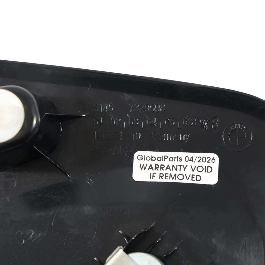 Tapizado Techo Salida Cinturón Cubierta Panel 7329598 para BMW F46 LCI con número de pieza 7406235 BMW F46 LCI Tapizado Techo Salida Cinturón Cubierta Panel 7329598 - SKU 7406235 - Número de pieza 7406235