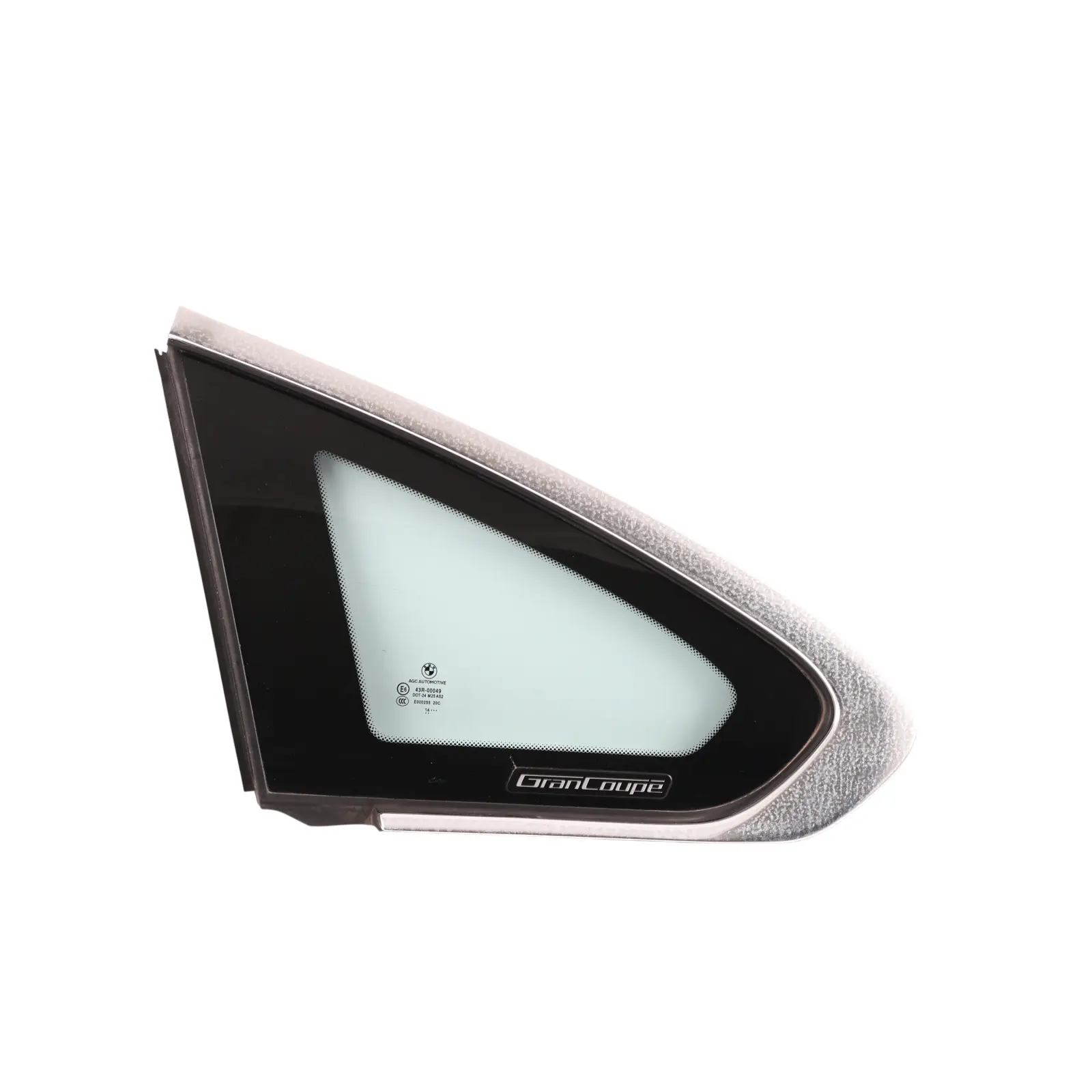 BMW F36 Quarter Side Window Glass Chrome Strip Rear Left N/S AS2 7412019