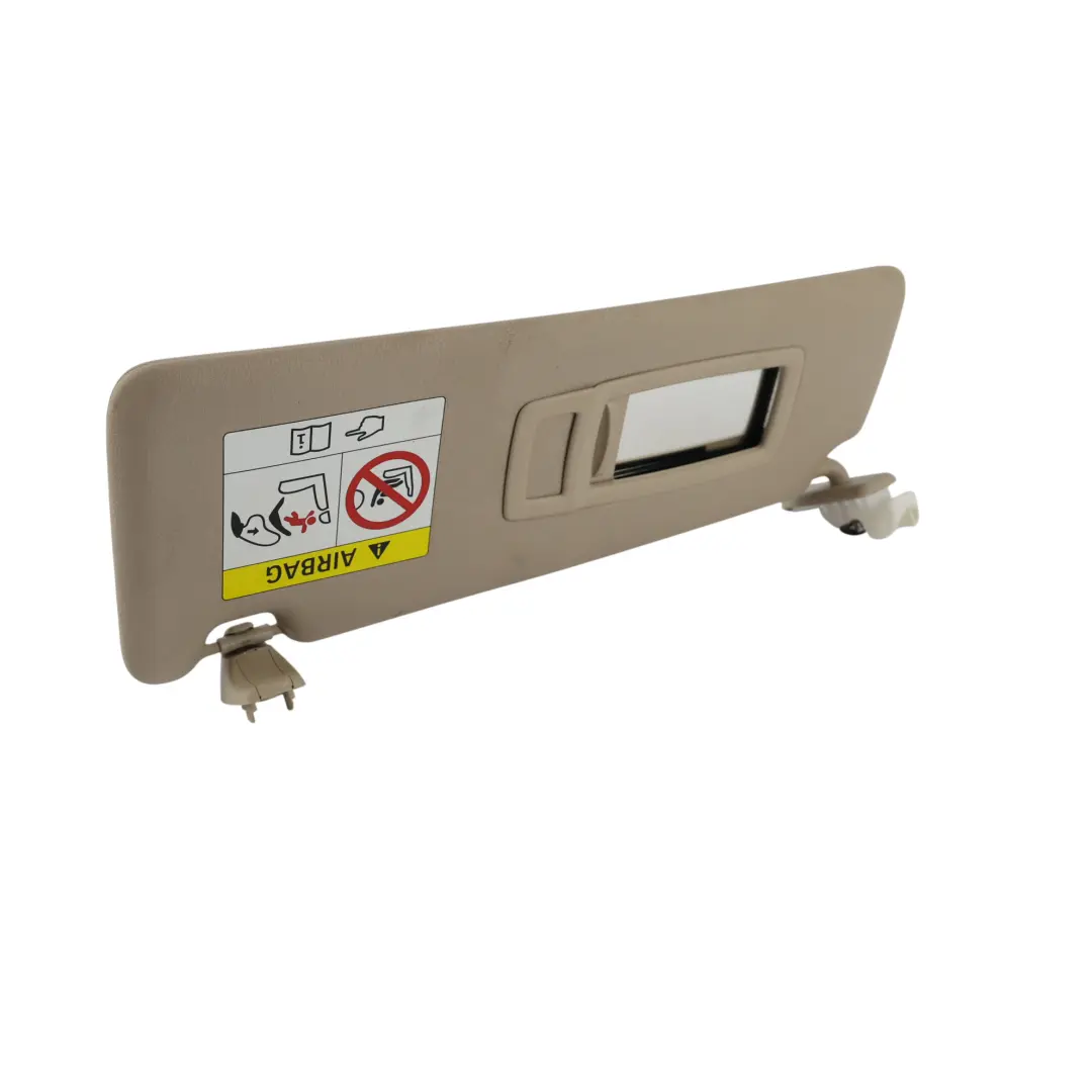 Sonnenblende Abdeckung Verkleidung Links Oyster für BMW F30 F31 F32 F34 F36 mit Teilenummer 7419307 BMW F30 F31 F32 F34 F36 Sonnenblende Abdeckung Verkleidung Links Oyster - SKU 7419307-2 - Teilenummer 7419307