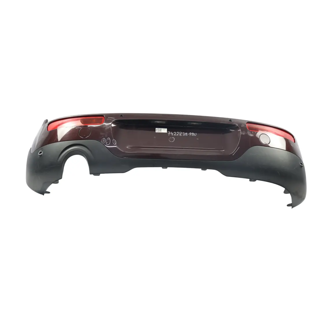 Mini Clubman F54 Rear Bumper Trim Panel Covering Pure Burgundy Metallic - C2C - SKU 7422838-PBU - Part number 7422838