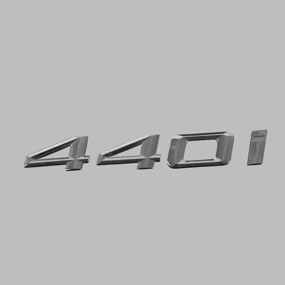 BMW F32 LCI F33 F36 Emblemat Napis 440I Tylna Klapa Bagażnika Chrom - SKU 7423949 - Numer Części 7423949