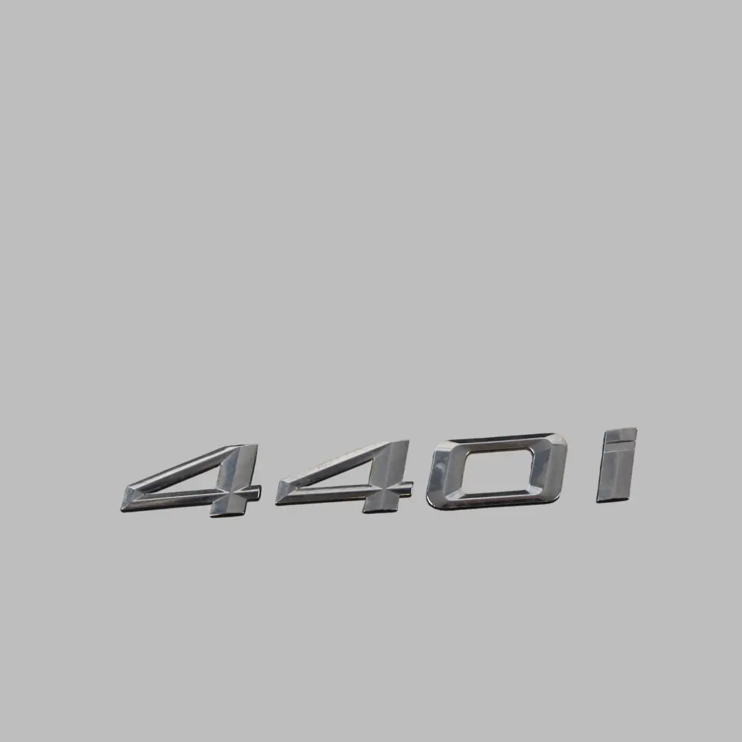 BMW F32 LCI F33 F36 Emblème Badge Coffre Arrière 440I Chrome - SKU 7423949 - Numéro de pièce 7423949