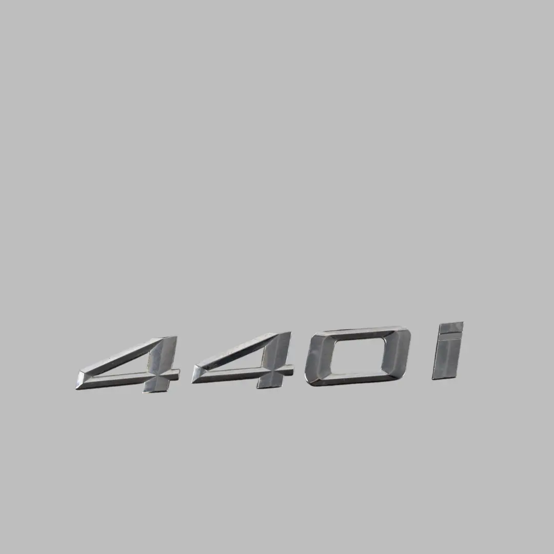 Emblema Badge Posteriore Bagagliaio 440I Cromato per BMW F32 LCI F33 F36 con numero di parte 7423949 BMW F32 LCI F33 F36 Emblema Badge Posteriore Bagagliaio 440I Cromato - SKU 7423949 - Numero di parte 7423949