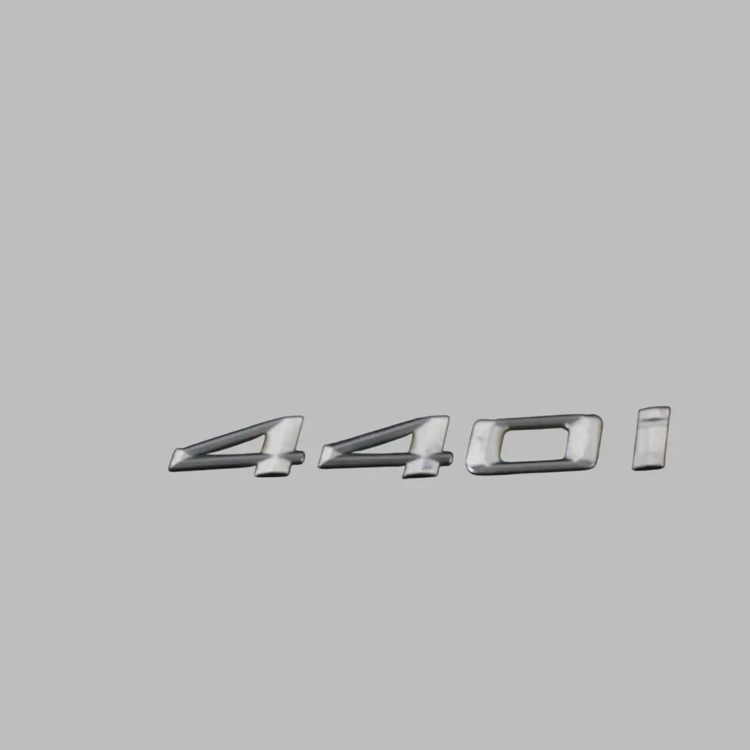 BMW F32 LCI F33 F36 Emblema Badge Posteriore Bagagliaio 440I Cromato - SKU 7423949 - Numero di parte 7423949