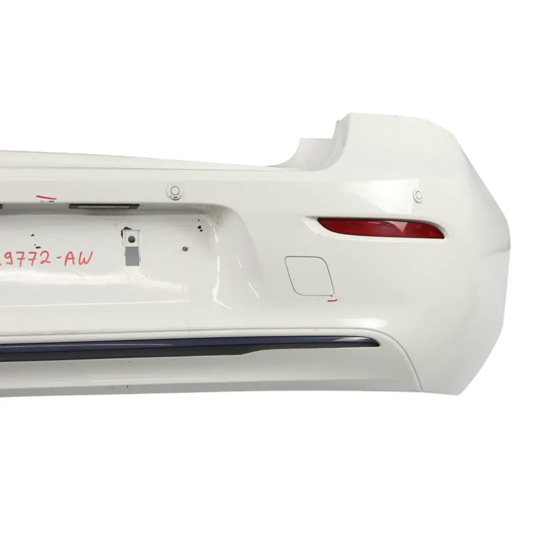 Bumper Trim Panel PDC Alpinweiss White - 300 to BMW F20 F21 LCI Rear with Part number 7429772 BMW F20 F21 LCI Rear Bumper Trim Panel PDC Alpinweiss White - 300 - SKU 7429772-AW - Part number 7429772