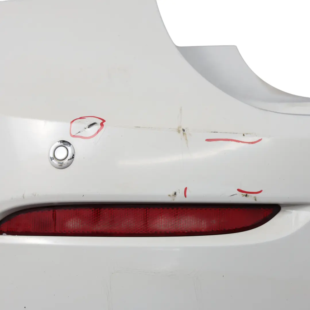 Bumper Trim Panel PDC Alpinweiss White - 300 to BMW F20 F21 LCI Rear with Part number 7429772 BMW F20 F21 LCI Rear Bumper Trim Panel PDC Alpinweiss White - 300 - SKU 7429772-AW - Part number 7429772