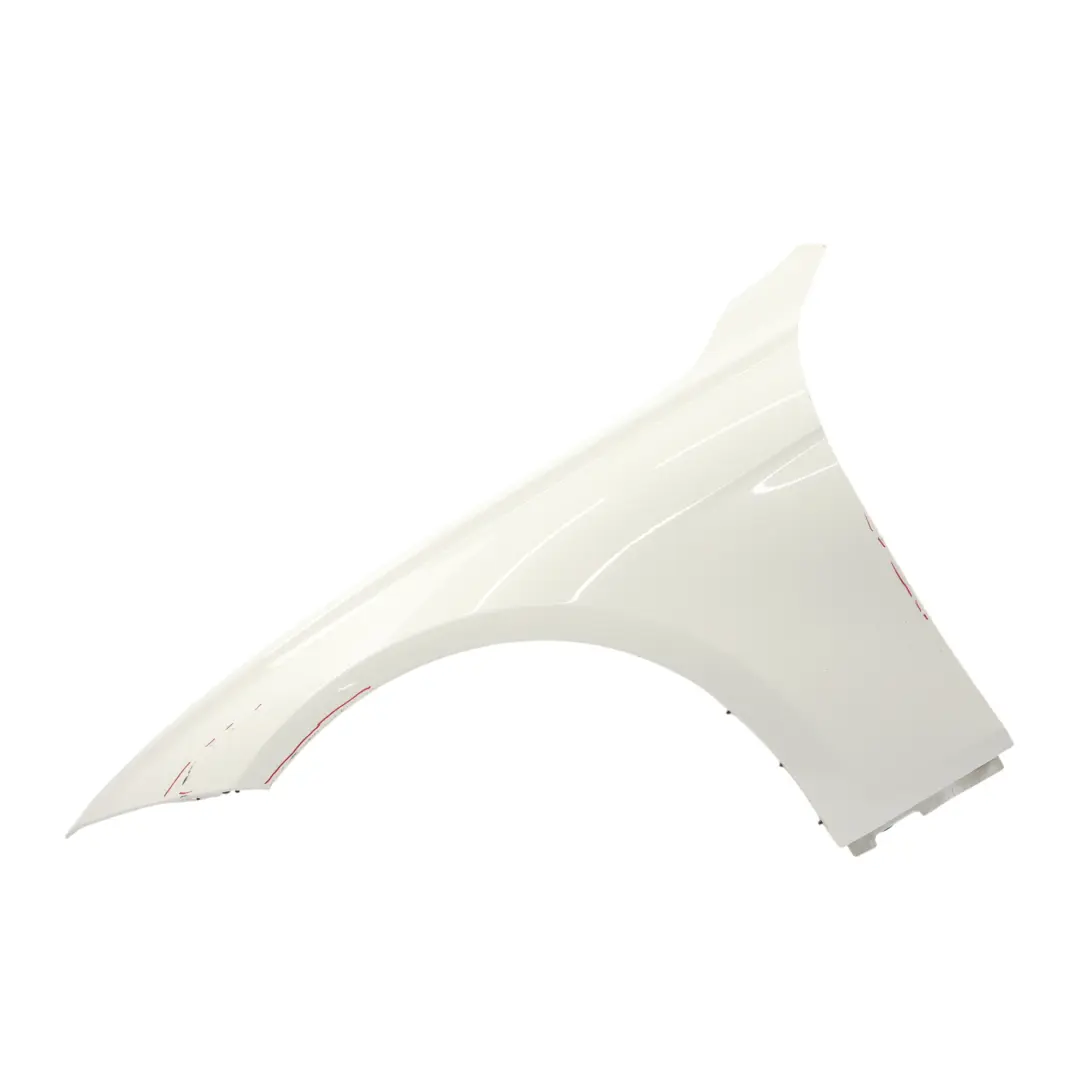 BMW F30 F31 Parafango laterale anteriore sinistro Alpinweiss Alpine White - 300 - SKU 7438439-AW2 - Numero di parte 7438439