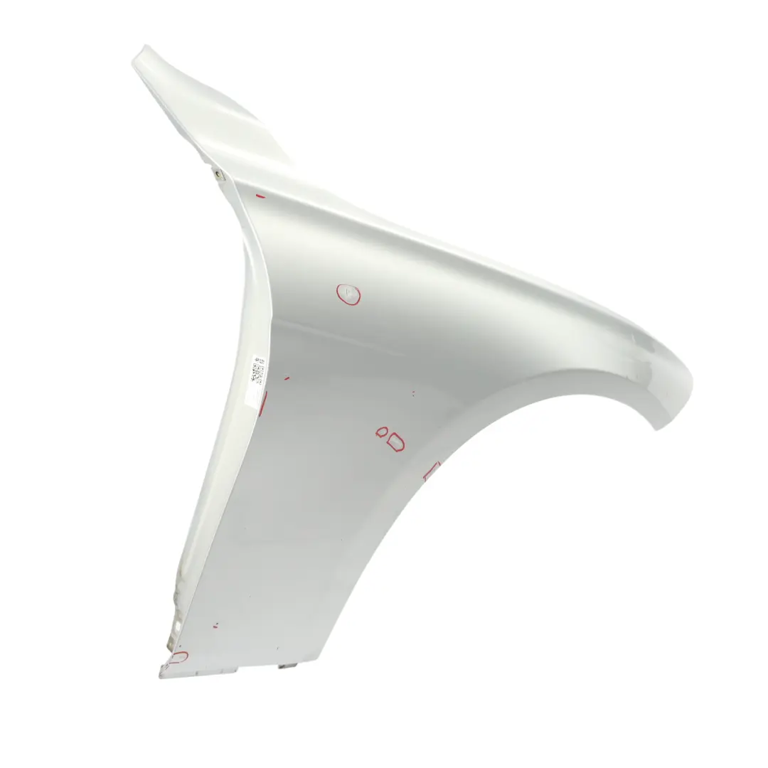 BMW F30 F31 Parafango Anteriore Destro Glacier Argento Metallizzato A83 - SKU 7438440-GSB2 - Numero di parte 7438440
