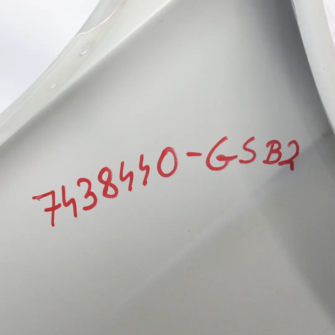 Seitenwand Kotflügel Vorne Rechts Gletscher Silber Metallic A83 für BMW F30 F31 mit Teilenummer 7438440 BMW F30 F31 Seitenwand Kotflügel Vorne Rechts Gletscher Silber Metallic A83 - SKU 7438440-GSB2 - Teilenummer 7438440