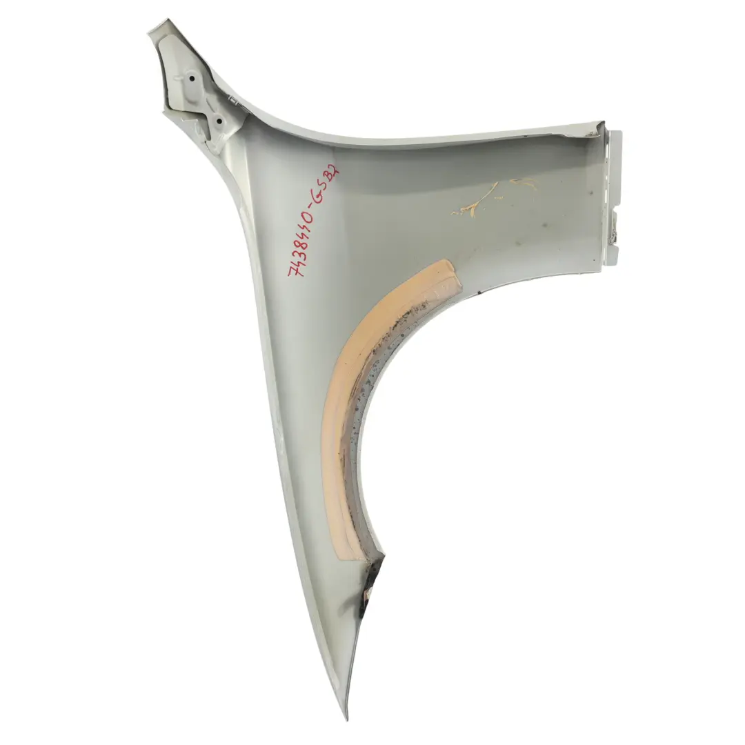 BMW F30 F31 Side Wing Panel Fender Front Right O/S Glacier Silber Metallic - A83 - SKU 7438440-GSB2 - Part number 7438440