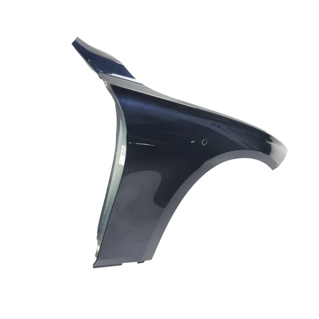 BMW F30 F31 Guardabarros Delantero Derecho Exterior Azul Imperial - A89 - SKU 7438440-IBB - Número de pieza 7438440