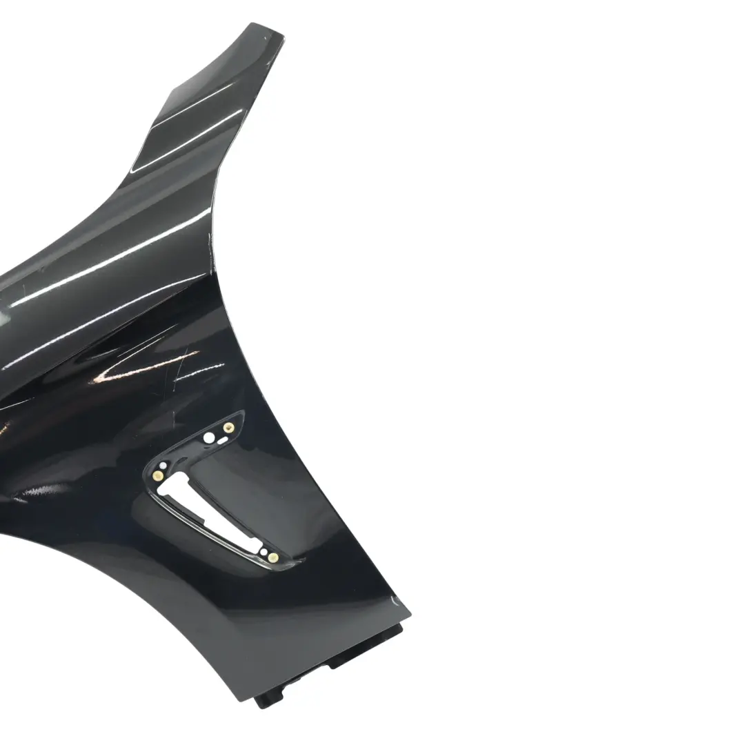 BMW F32 F33 M Sport Błotnik Przedni Lewy Czarny Szafir 475 - SKU 7438441-BS - Numer Części 7438441