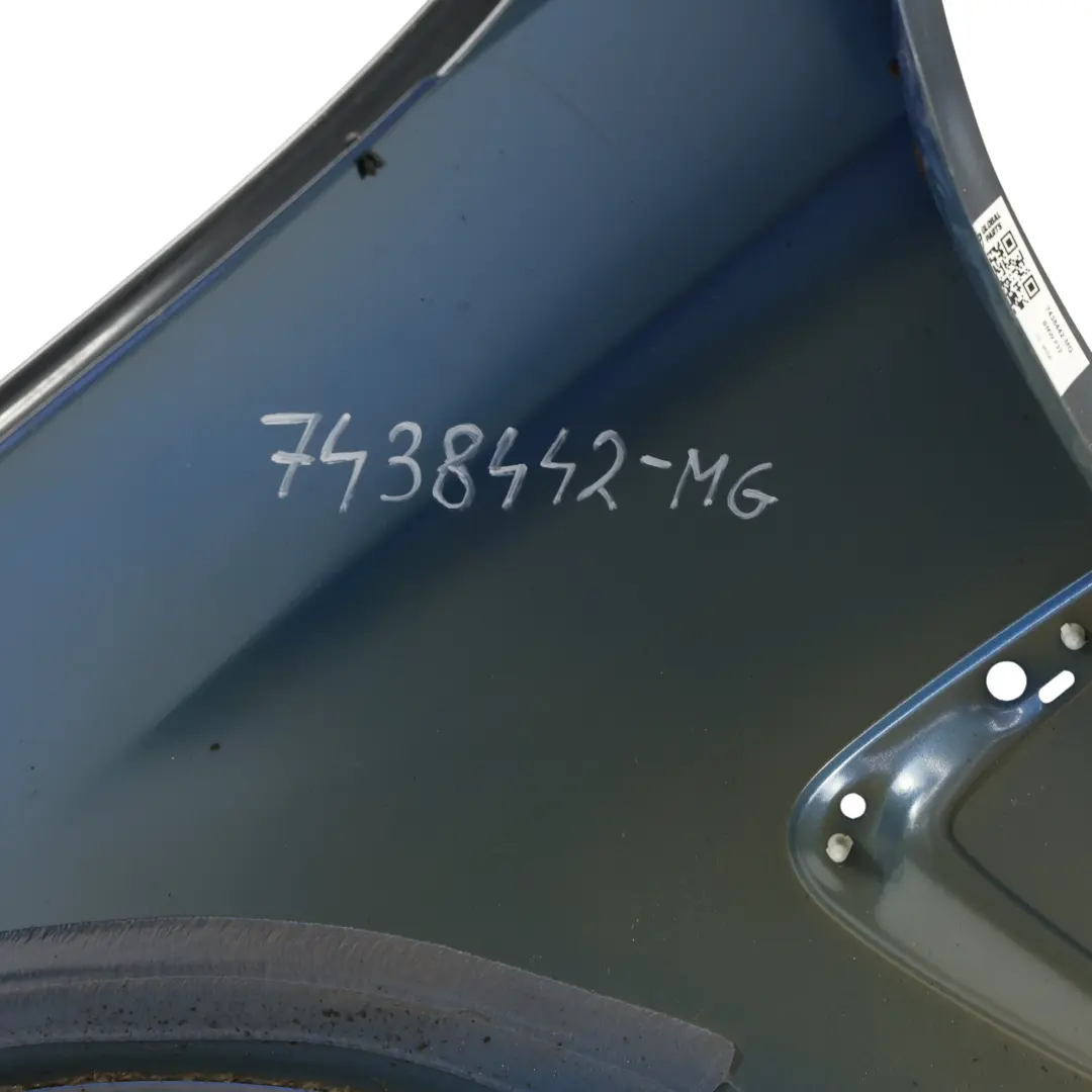 BMW F32 F36 Błotnik Przedni Prawy Mineral Grau Metallic B39 - SKU 7438442-MG - Numer Części 7438442