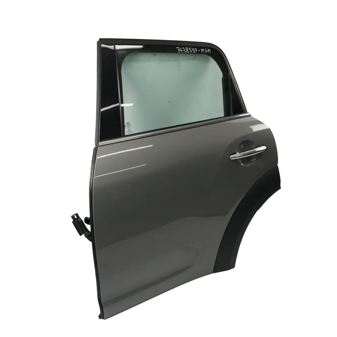 Mini F60 Countryman Rear Door Left N/S Moonwalk Grey Metallic - B71 - SKU 7438597-MGM - Part number 7438597