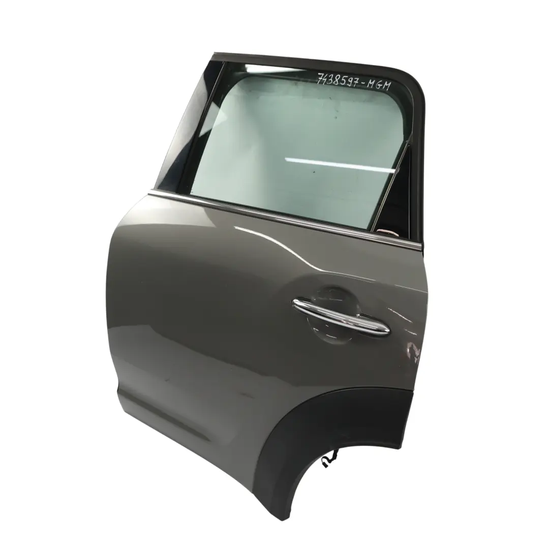 Mini F60 Countryman Rear Door Left N/S Moonwalk Grey Metallic - B71 - SKU 7438597-MGM - Part number 7438597
