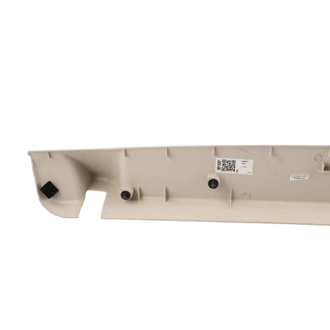 BMW G31 Rear Tailgate Inner Trim Cover Panel Moulding Elfenbeinweiss - SKU 7439898 - Part number 7439898