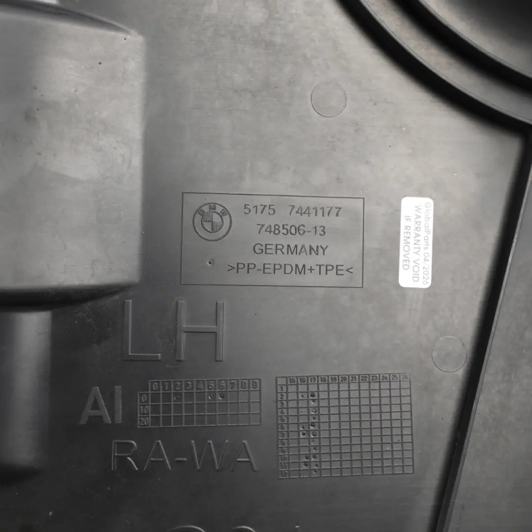 BMW G31 Touring Underfloor Underbody Tank Covering Panel Left N/S - SKU 7441177 - Part number 7441177