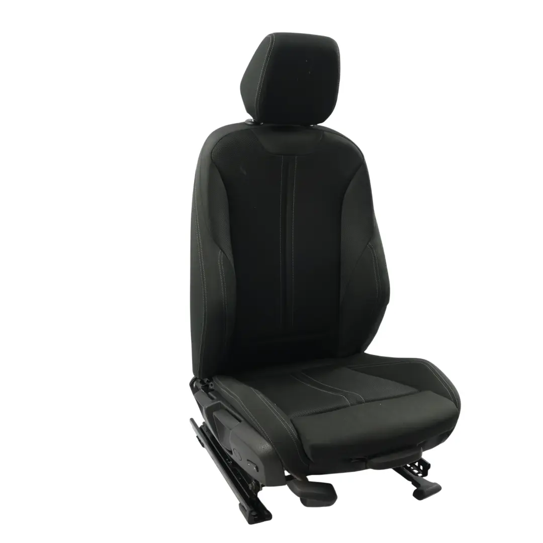 BMW F20 LCI Sport Seat Cloth Fabric Corner Anthracite Grey Front Right O/S - SKU 7475404-4 - Part number 7475404