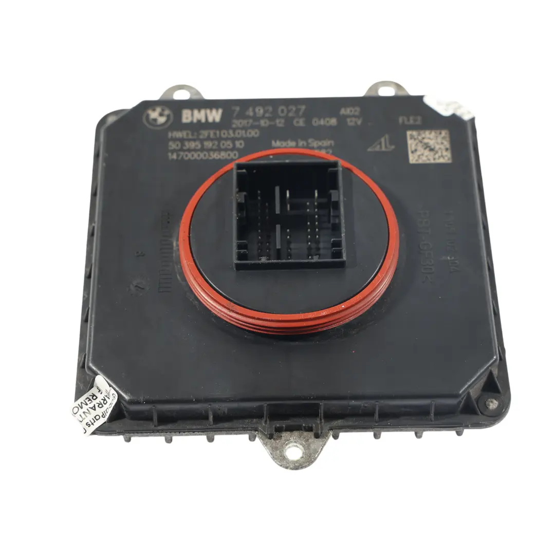 Adaptive LED Scheinwerfer Steuergerät Modul für BMW M4 F82 F83 mit Teilenummer 7492027 BMW M4 F82 F83 Adaptive LED Scheinwerfer Steuergerät Modul - SKU 7492027 - Teilenummer 7492027