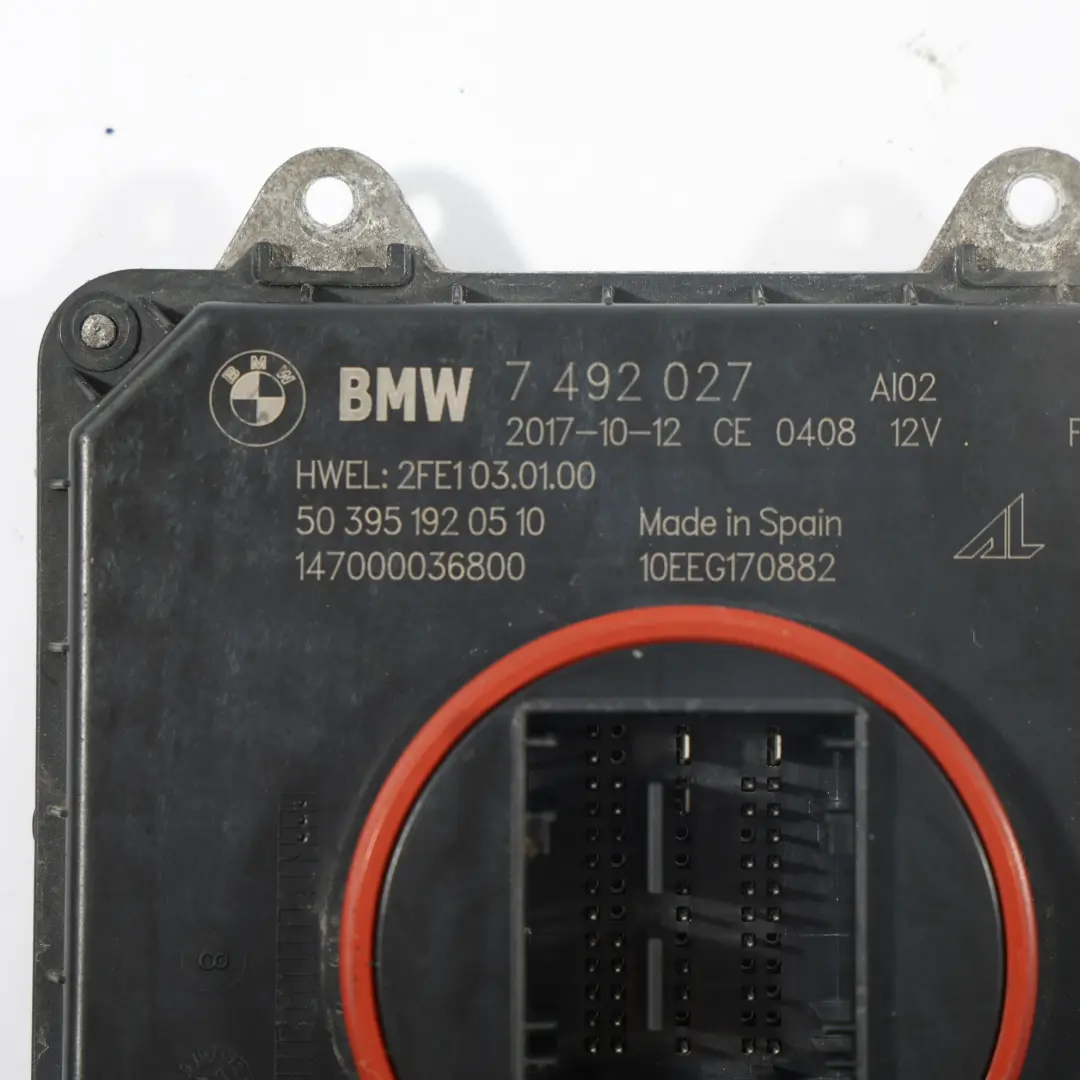 BMW M4 F82 F83 Modulo Controllo Faro LED Adattivo - SKU 7492027 - Numero di parte 7492027