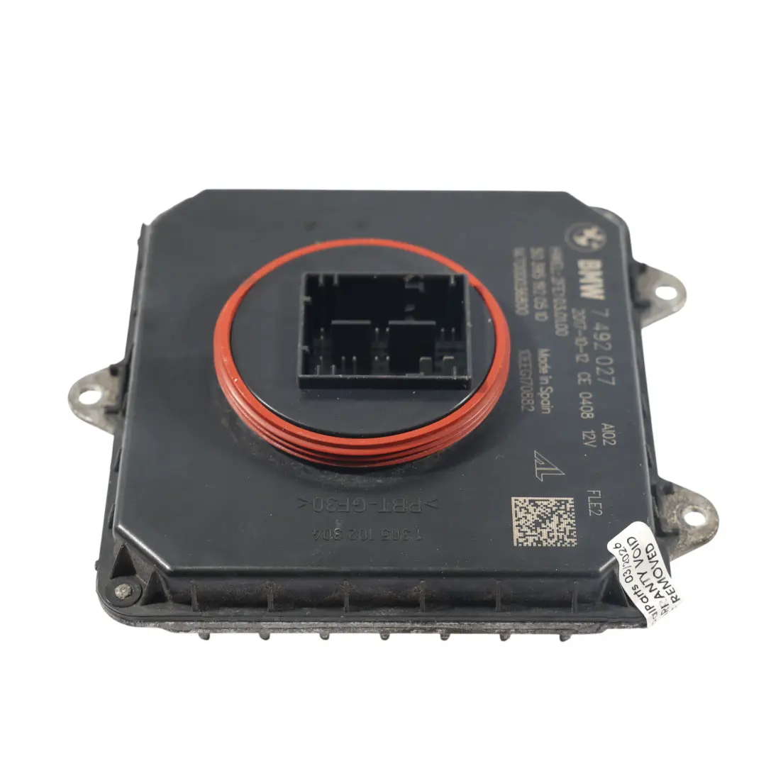 Adaptive LED Scheinwerfer Steuergerät Modul für BMW M4 F82 F83 mit Teilenummer 7492027 BMW M4 F82 F83 Adaptive LED Scheinwerfer Steuergerät Modul - SKU 7492027 - Teilenummer 7492027