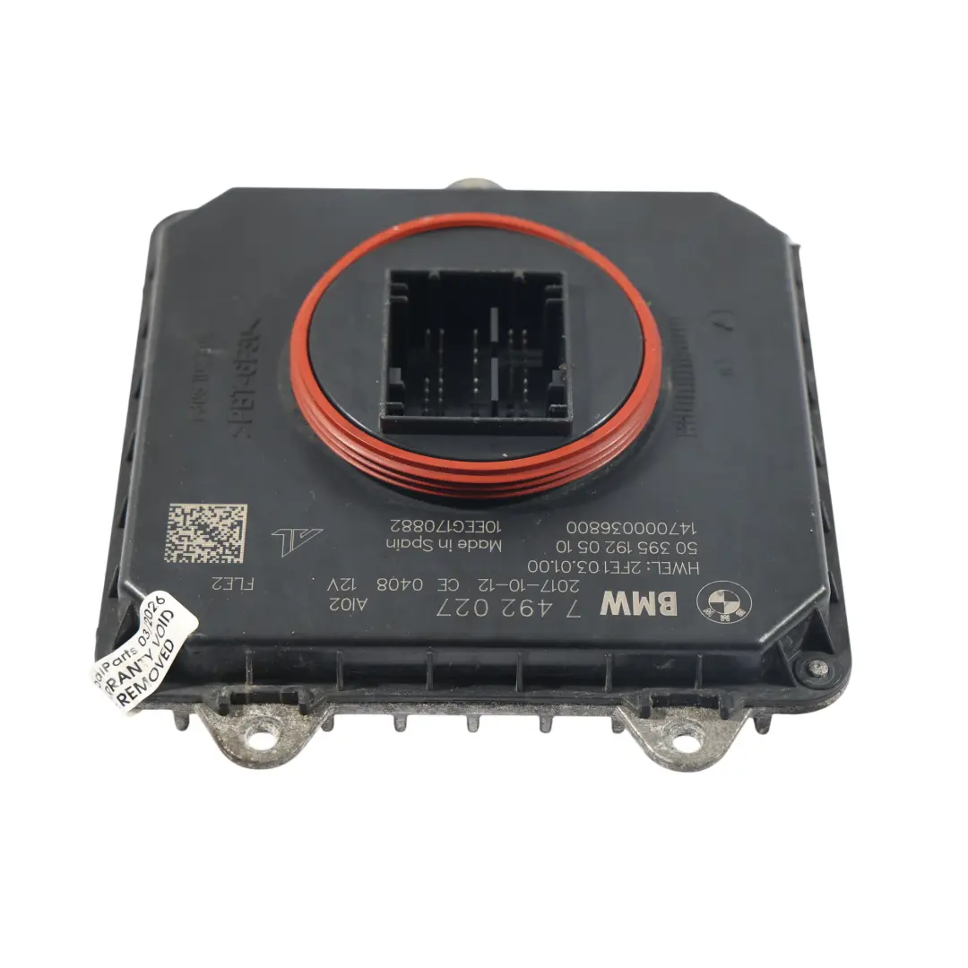 Modulo Controllo Faro LED Adattivo per BMW M4 F82 F83 con numero di parte 7492027 BMW M4 F82 F83 Modulo Controllo Faro LED Adattivo - SKU 7492027 - Numero di parte 7492027