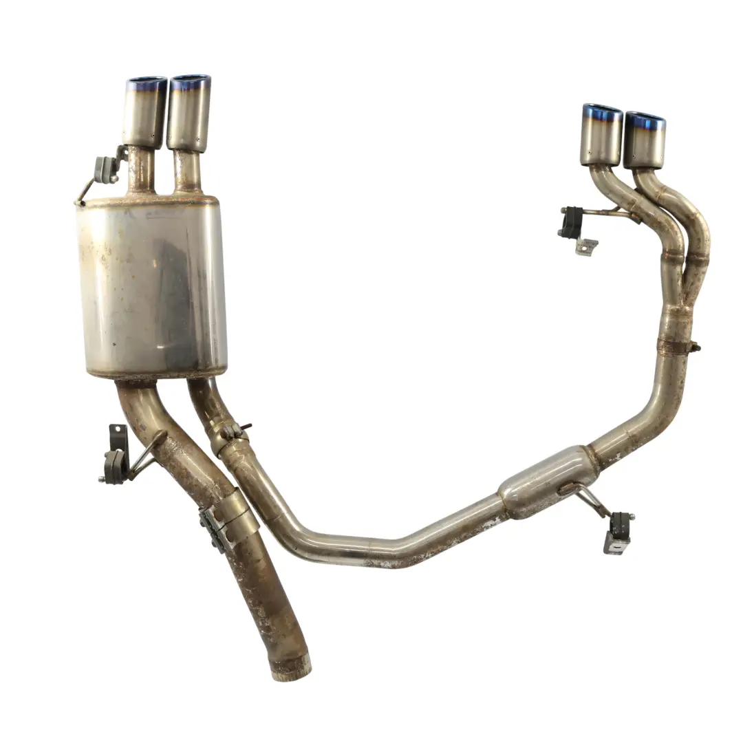 Exhaust System Muffler Silencer Double Pipe 7544264 to BMW E60 E61 550i with Part number 7544263 BMW E60 E61 550i Exhaust System Muffler Silencer Double Pipe 7544264 - SKU 7544263 - Part number 7544263