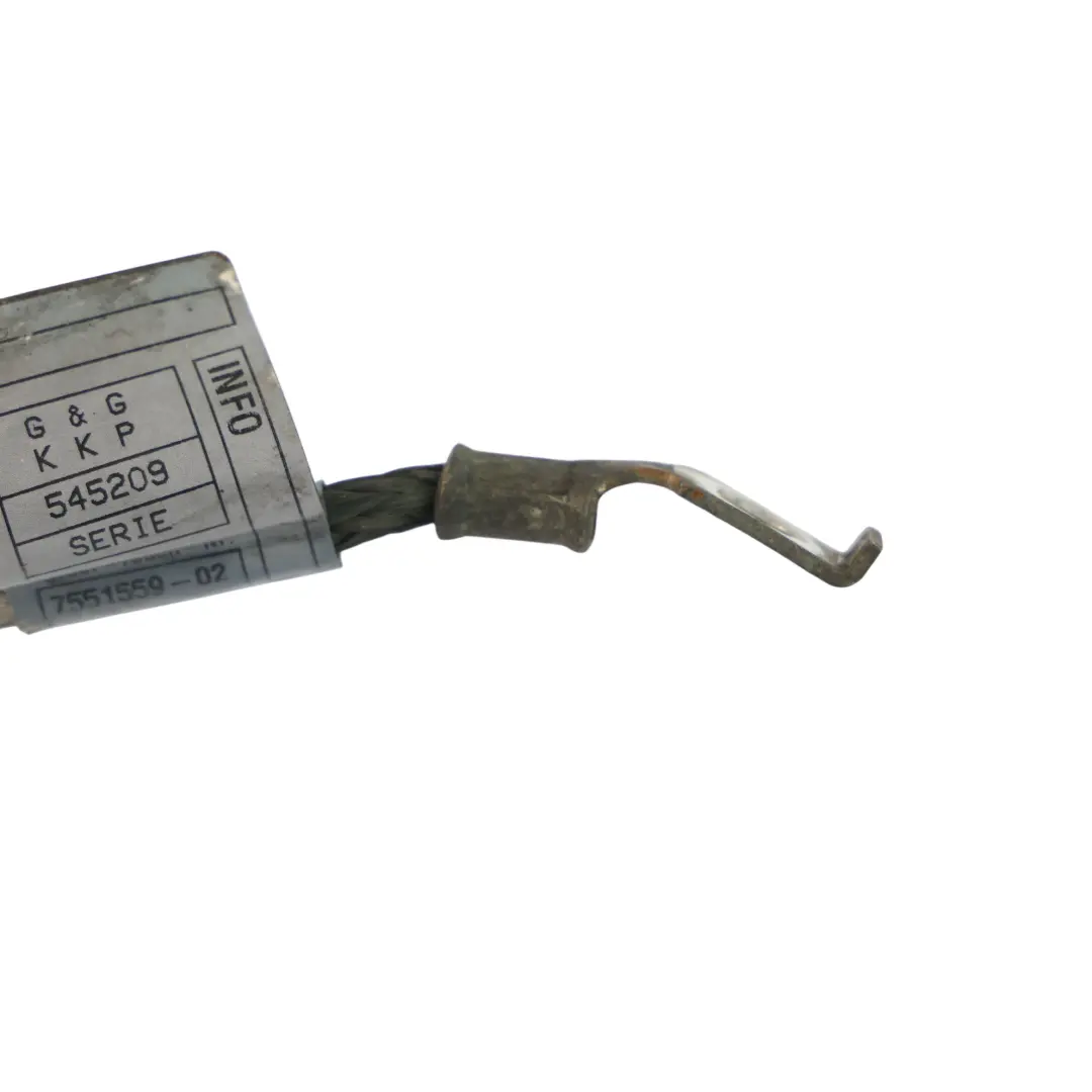 BMW E60 E61 E63 E64 Cable Masa Alternador Gasolina - SKU 7551559-1 - Número de pieza 7551559