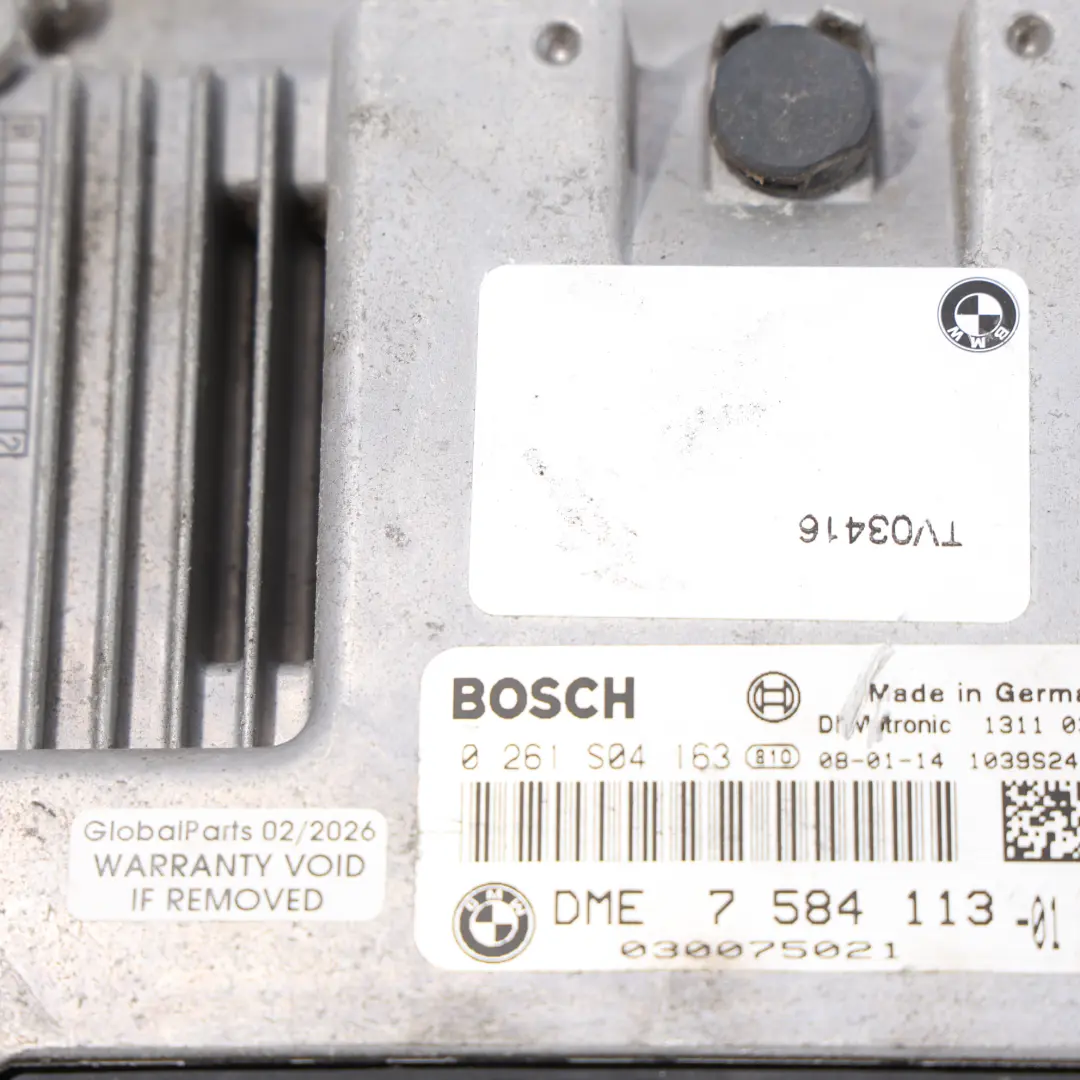 174HP Motor Steuergerät ECU DME Kit Automatik für Mini Cooper S R55 R56 N14 mit Teilenummer 7584113 Mini Cooper S R55 R56 N14 174HP Motor Steuergerät ECU DME Kit Automatik - SKU 7584113-4 - Teilenummer 7584113