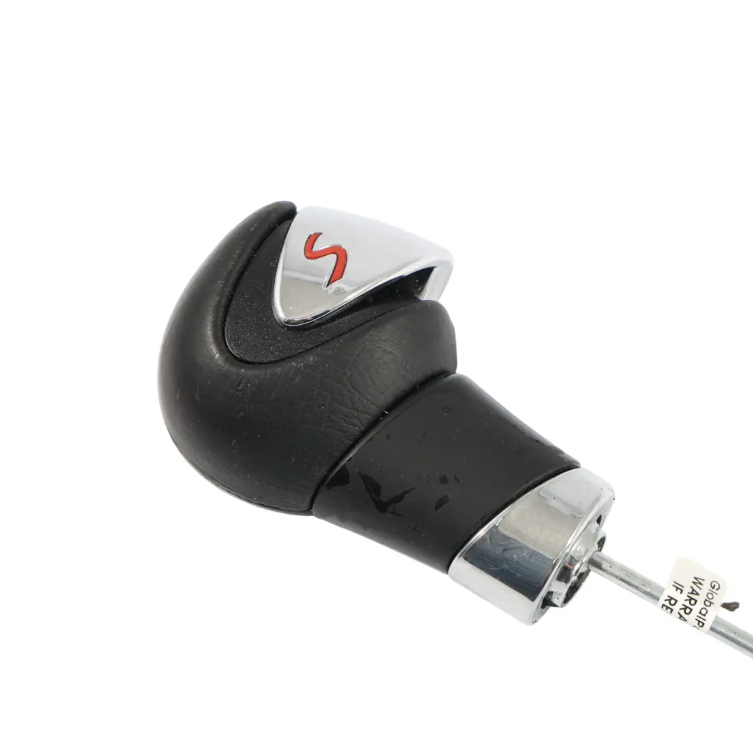 Mini Cooper S R55 R56 Gear Knob Leather Chrome Shift Ring Lever Grip - SKU 7584239-2 - Part number 7584239