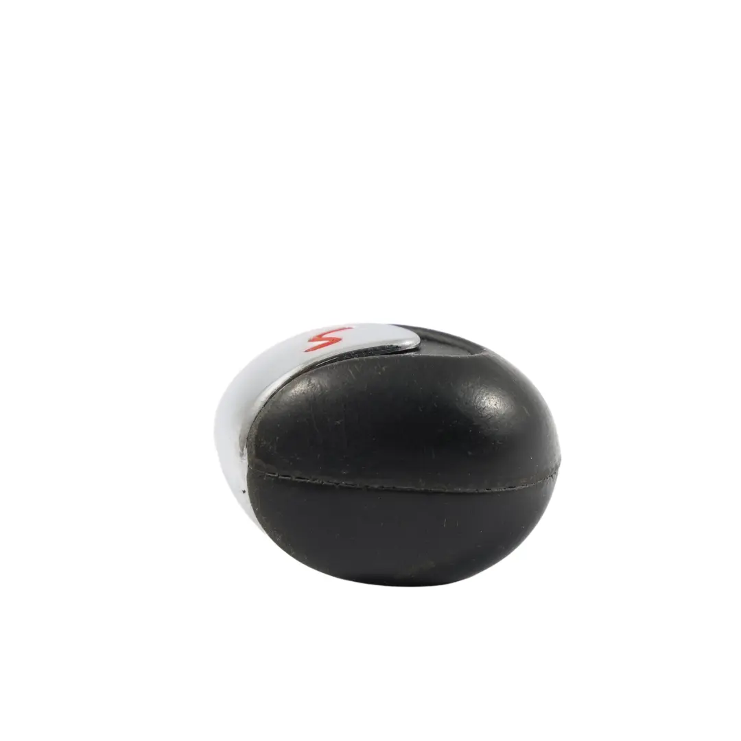 Mini Cooper S R55 R56 Gear Knob Leather Chrome Shift Ring Lever Grip - SKU 7584239-2 - Part number 7584239